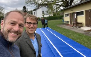 Unsere neue Airtrackbahn